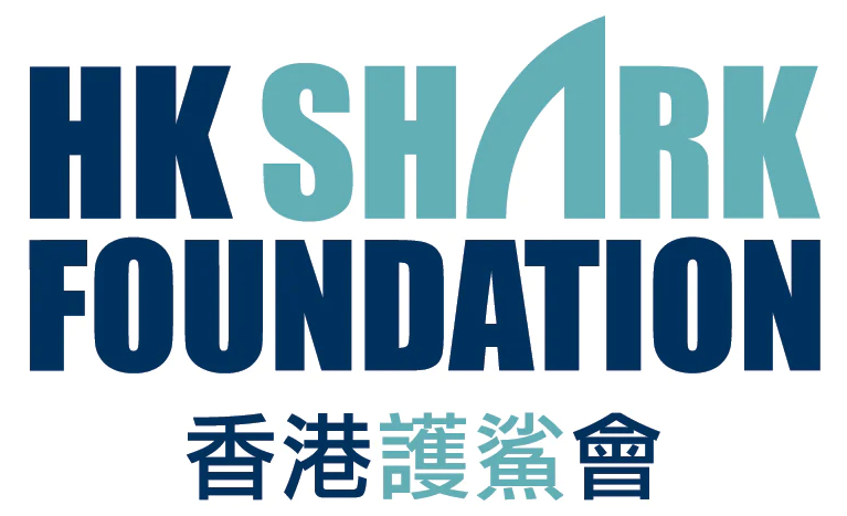 The HK Shark Foundation logo is designed to lead the organization's mission in protecting sharks.
